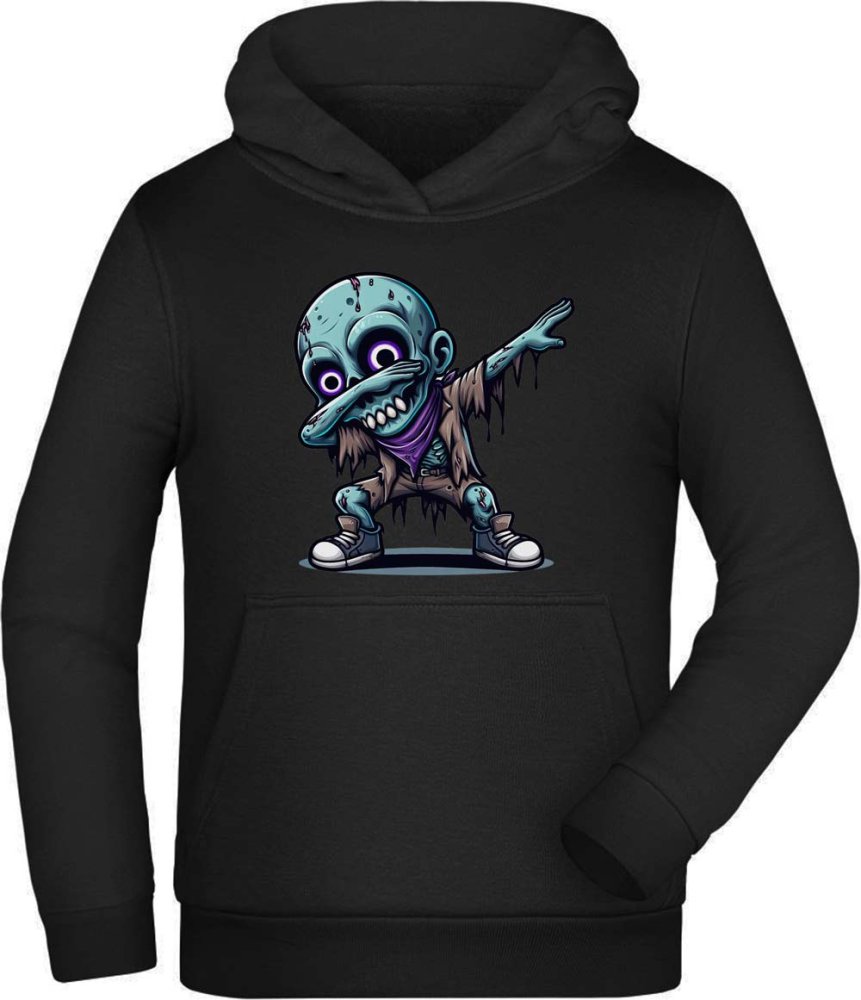 Halloween Hoodie mit Dab tanzender Zombie i622